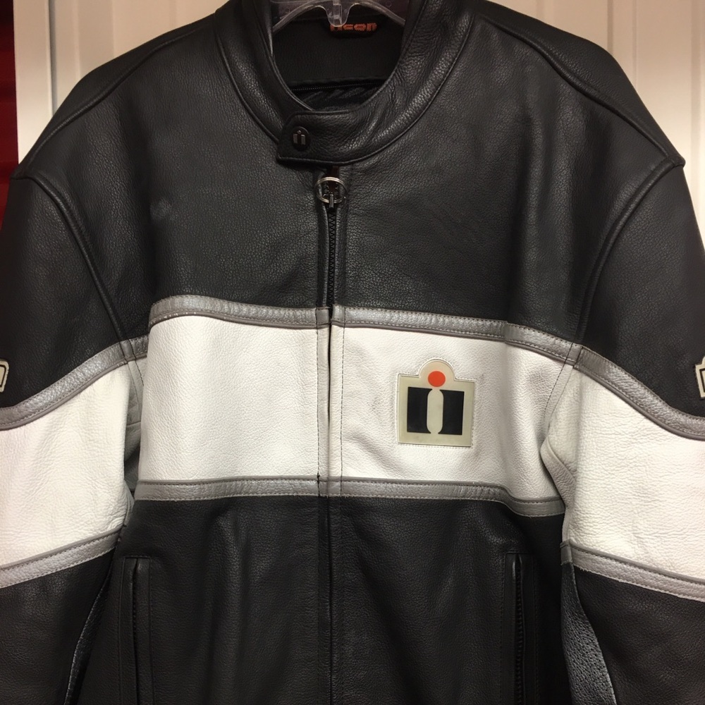 Men’s Icon motorcycle leather jacket